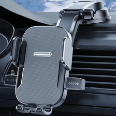 Adjustable Car Vent Phone Mount - Secure with Swivel Hook - Thick Case Friendly
