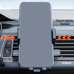 Adjustable Car Vent Phone Mount - Secure with Swivel Hook - Thick Case Friendly