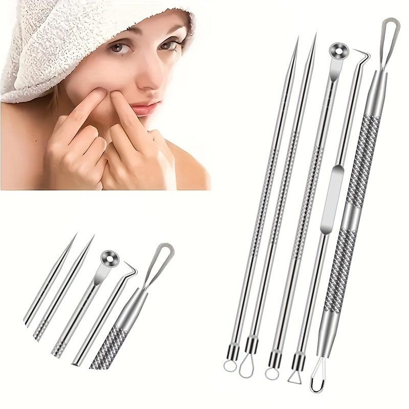 8pcs Stainless Steel Blackhead Remover Tool Set