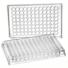 96-Well Flat Bottom Tissue Culture Plate Clear Petri Dish Lab