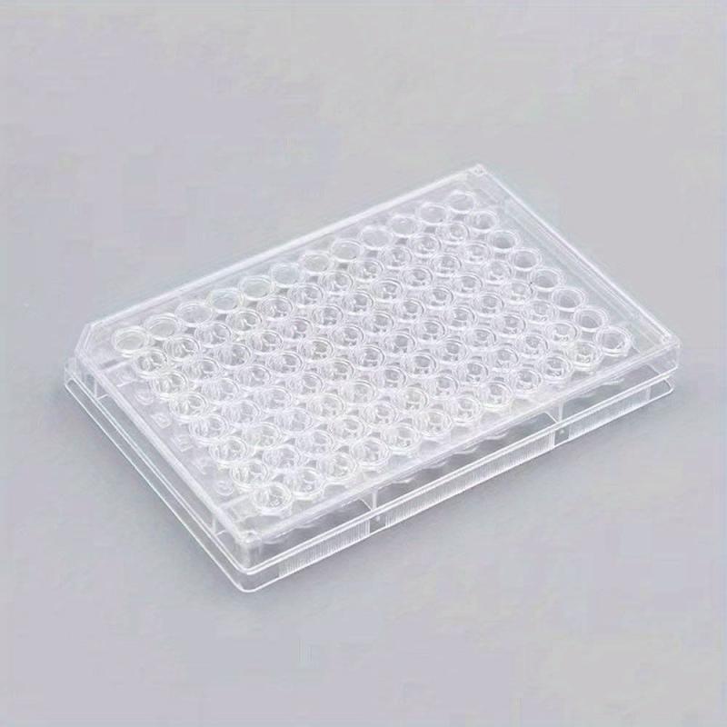 96-Well Flat Bottom Tissue Culture Plate Clear Petri Dish Lab