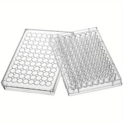 96-Well Flat Bottom Tissue Culture Plate Clear Petri Dish Lab