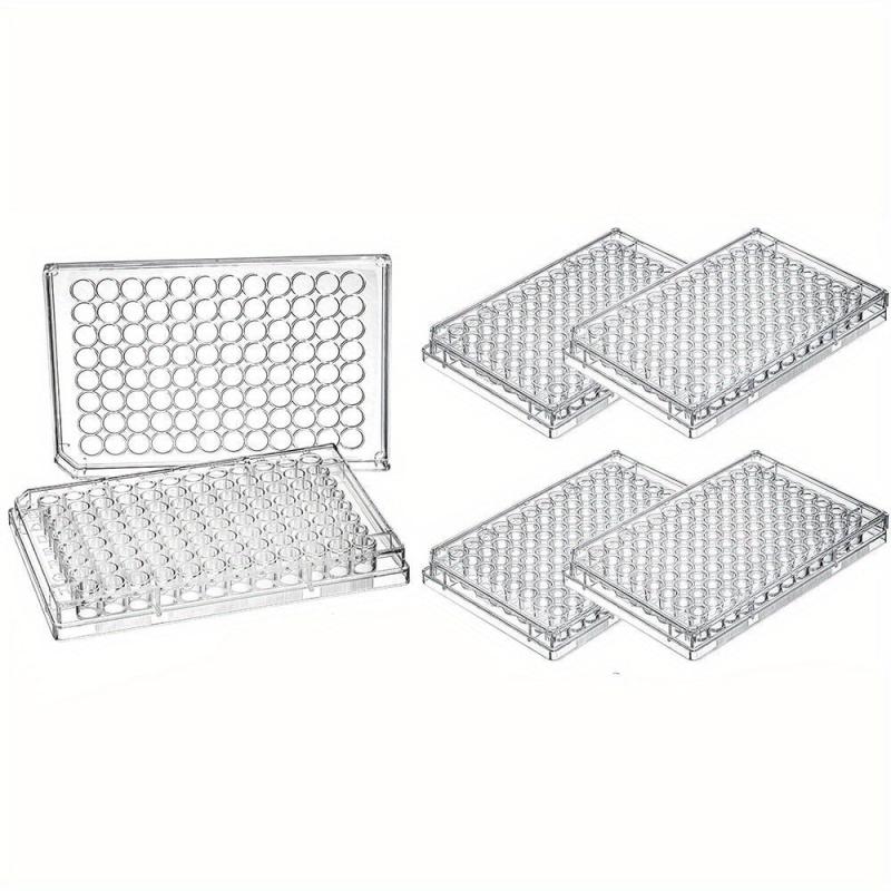 96-Well Flat Bottom Tissue Culture Plate Clear Petri Dish Lab