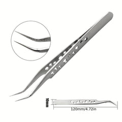 Industrial Tweezers Anti static Magnetic Stainless Steel Set