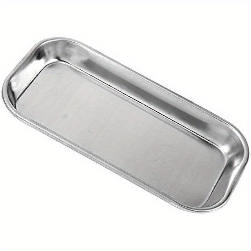 201 Stainless Steel Tray For Lab Instrument Supplies Tattoo Tool