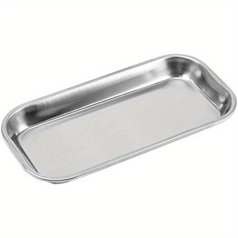 201 Stainless Steel Tray For Lab Instrument Supplies Tattoo Tool