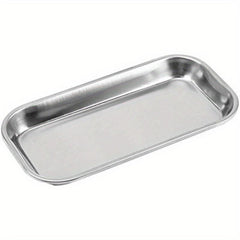 201 Stainless Steel Tray For Lab Instrument Supplies Tattoo Tool
