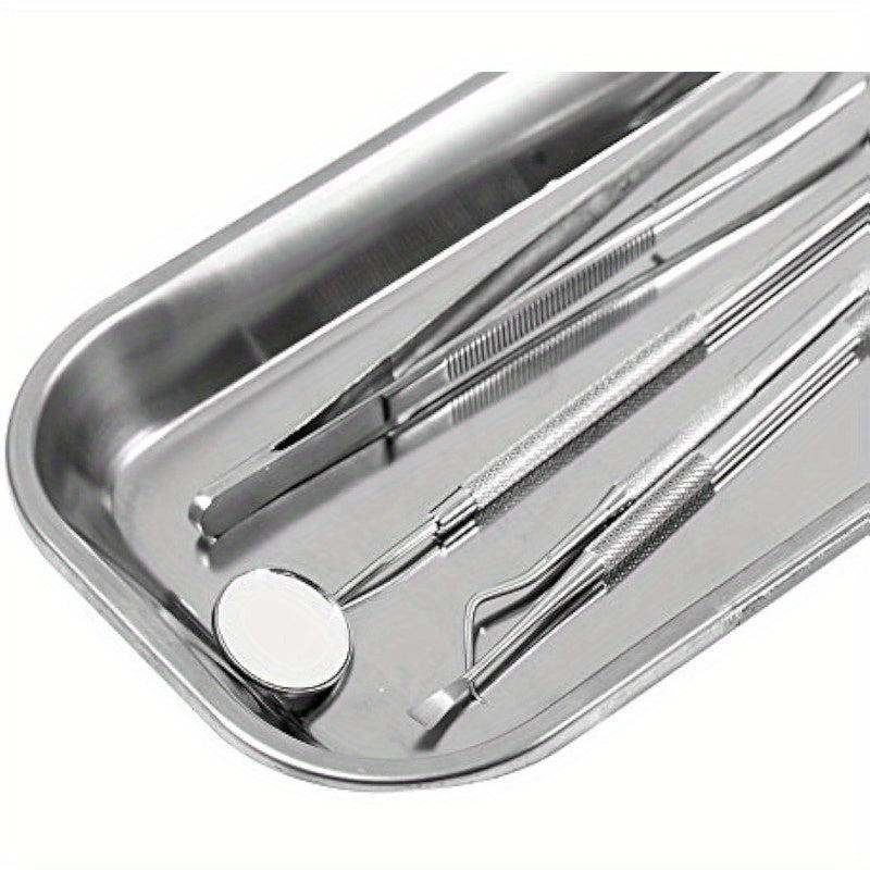 201 Stainless Steel Tray For Lab Instrument Supplies Tattoo Tool