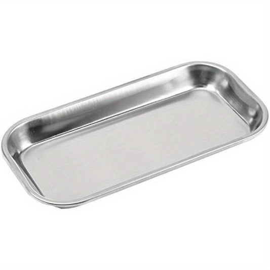 201 Stainless Steel Tray For Lab Instrument Supplies Tattoo Tool