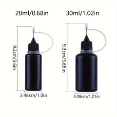 10pcs Precision Needle Dispenser Bottles 20ml 30ml