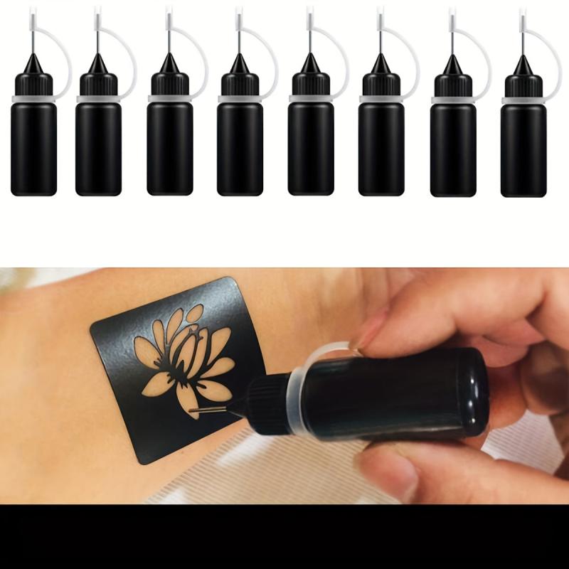 10pcs Precision Needle Dispenser Bottles 20ml 30ml