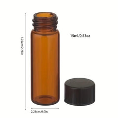 Solid Cover Sample Vials 1.5ml Pack of 100