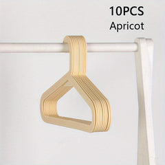 10pcs Creative Ultra thin Clothes Hanger - Space saving Wardrobe Storage Hanger