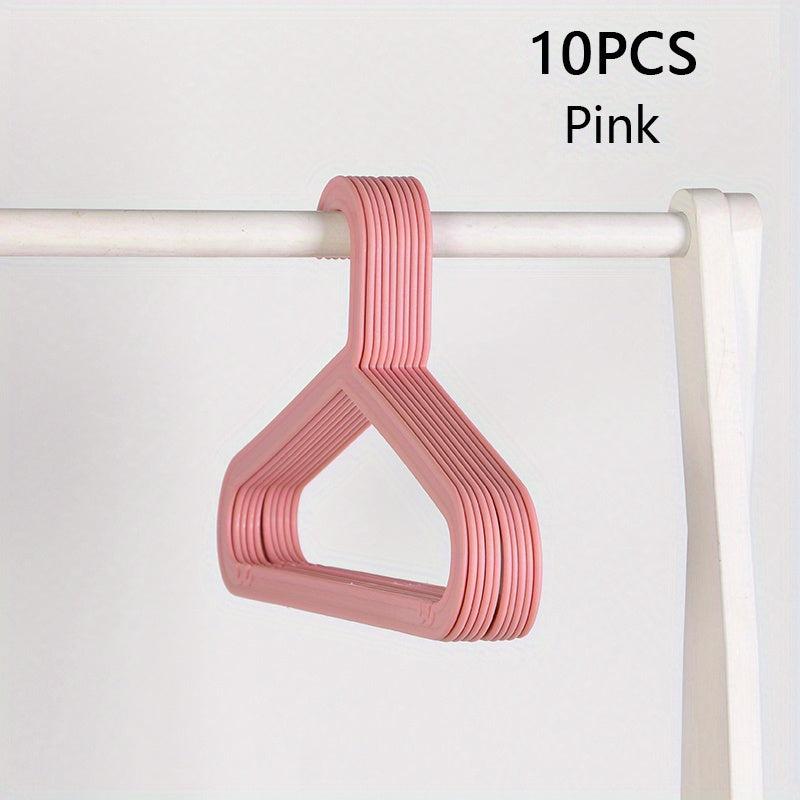 10pcs Creative Ultra thin Clothes Hanger - Space saving Wardrobe Storage Hanger