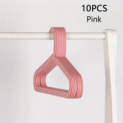 10pcs Creative Ultra thin Clothes Hanger - Space saving Wardrobe Storage Hanger