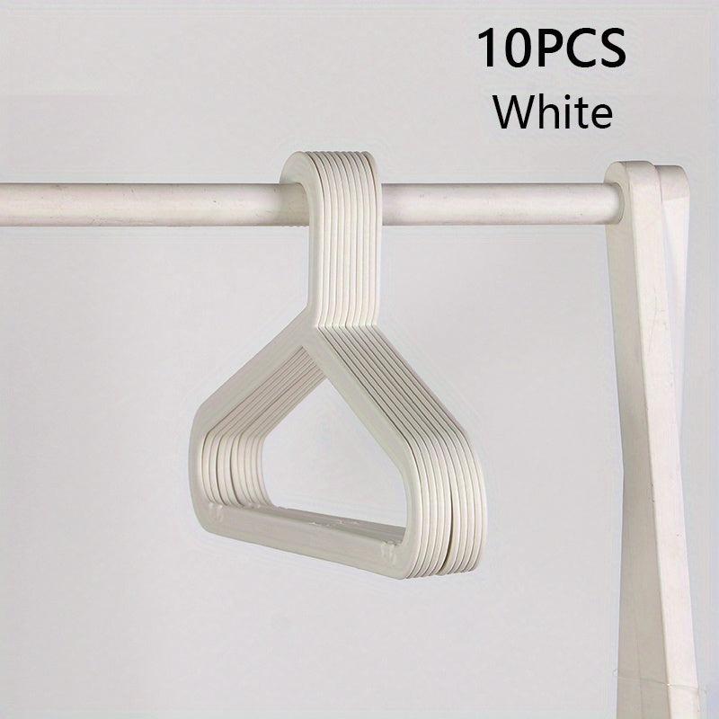 10pcs Creative Ultra thin Clothes Hanger - Space saving Wardrobe Storage Hanger