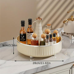 360u00b0 Rotating Cosmetic Storage Box Large Capacity Makeup Organizer