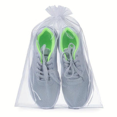 10pcs Large Organza Bags Sheer Gift Pouches with Drawstring