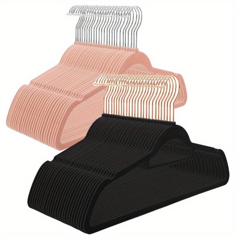 5pcs Velvet Hangers Swivel Hooks Slim Space Saving Heavy Duty Hangers
