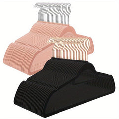 5pcs Velvet Hangers Swivel Hooks Slim Space Saving Heavy Duty Hangers