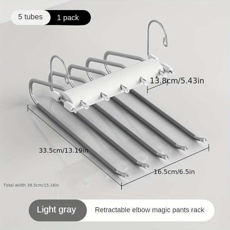 Stainless Steel Retractable Pants Rack for Wardrobe