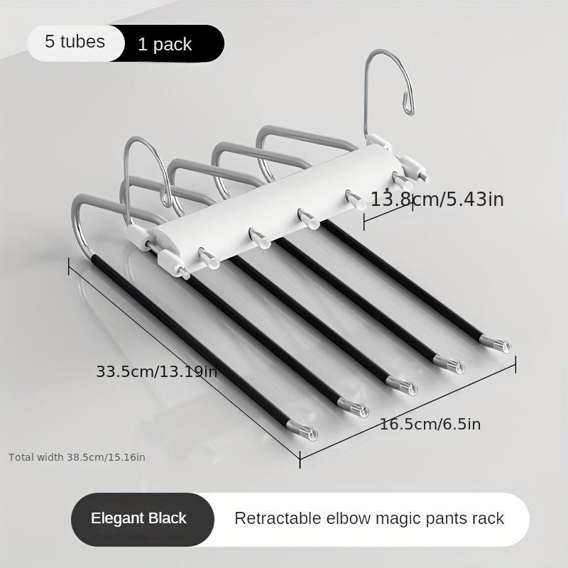 Stainless Steel Retractable Pants Rack for Wardrobe