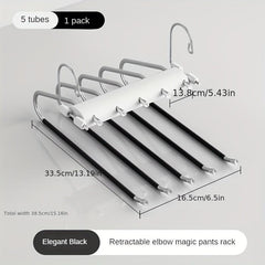 Stainless Steel Retractable Pants Rack for Wardrobe