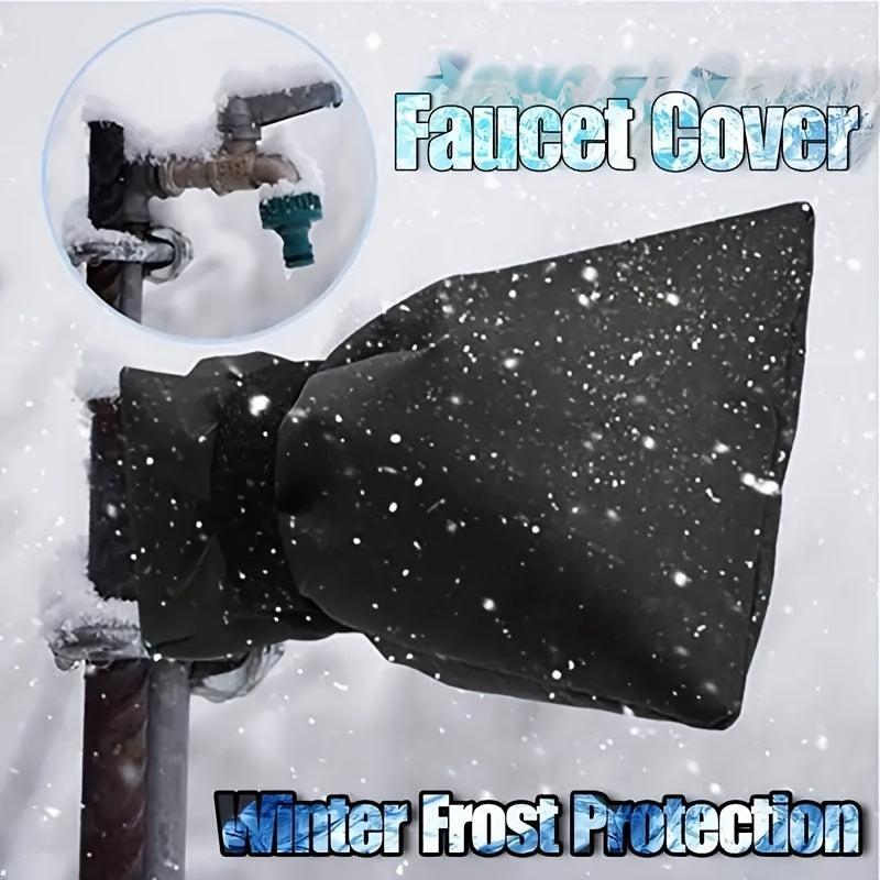 4pcs Winter Waterproof Outdoor Faucet Cover Cold Proof Insulation Antifreeze