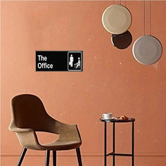 The Office Sign Self Adhesive Acrylic for Door or Wall