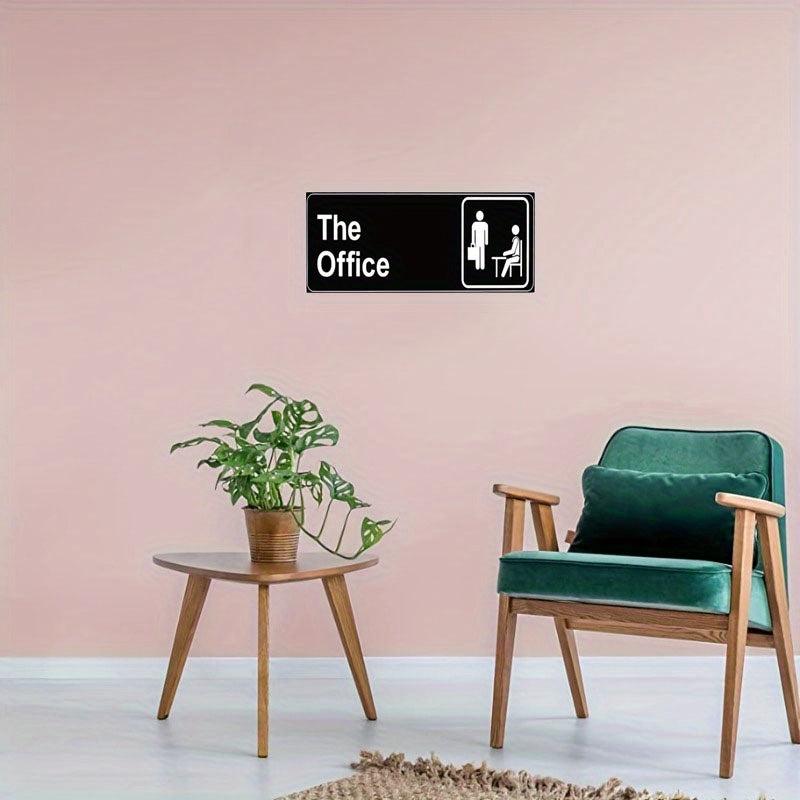 The Office Sign Self Adhesive Acrylic for Door or Wall