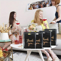 50pcs Small Handbag with Handle for Birthday Party, Retail Shopping