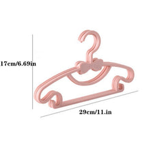 Set of 5 Kids Clothes Hanger Racks - Keep Clothing Organized & Windproof