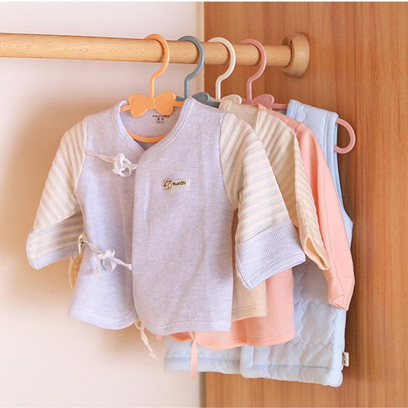 Set of 5 Kids Clothes Hanger Racks - Keep Clothing Organized & Windproof
