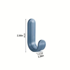 12 Pack Adhesive Hooks Utility Wall Hooks Key Hooks For Wall