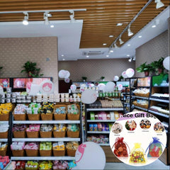 Mixed Organza Gift Bags Drawstring Party Favor Candy Packaging Bag