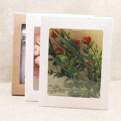 10pcs DIY Paper Box With Window Cake Packaging For Wedding