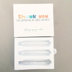 3pcs Seahorse Pro Glass Tube Replacement With Cleaning Brush