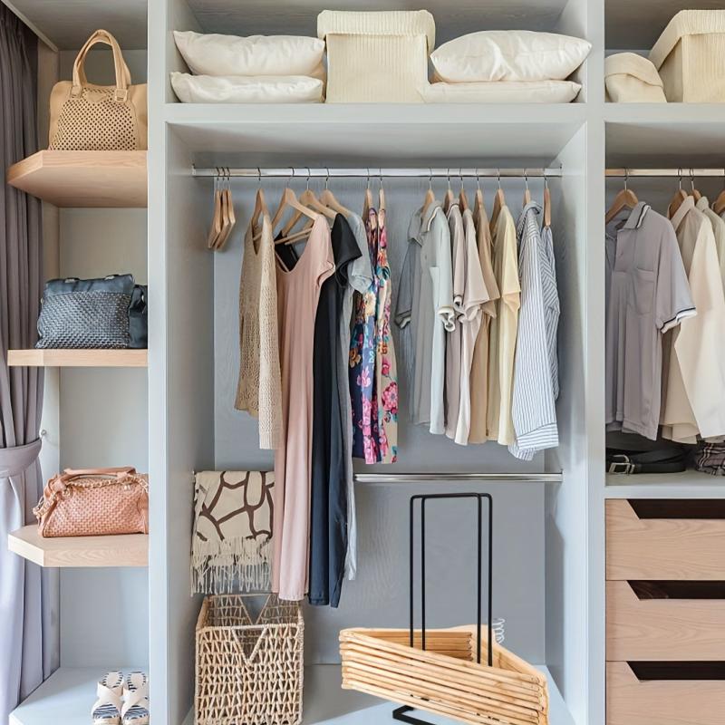 Space Saving Hanger Organizer for Laundry Closets