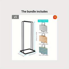 Space Saving Hanger Organizer for Laundry Closets
