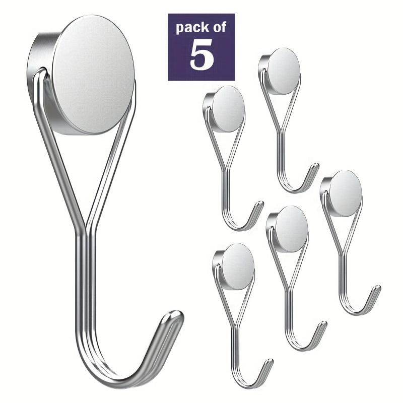 7pcs Magnetic Hooks 30Lbs Neodymium Magnet Swivel Hook Cruise Fridge Grill