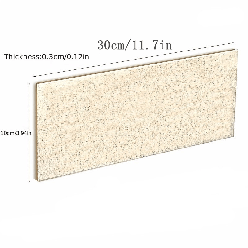 3pcs Set Rustic Wooden Signs for Wall Decor, Insulation Tape Included
