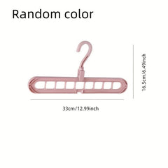 Folding Magic Hanger 9 Hole 360 Rotating Wardrobe Drying Clothes Storage