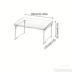 Transparent Desktop Storage Rack Kitchen Seasoning Acrylic Cup Holder Organizer
