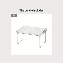 Transparent Desktop Storage Rack Kitchen Seasoning Acrylic Cup Holder Organizer