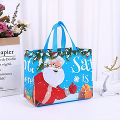 4pcs Large Christmas Gift Bags Non Woven Portable for Holidays