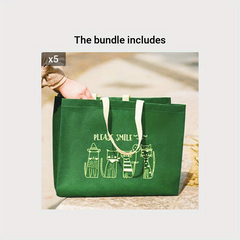 Reusable Handheld Shopping Bag for Clothing Camping More