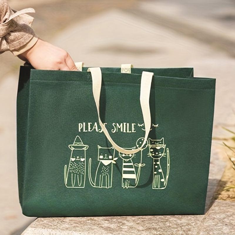 Reusable Handheld Shopping Bag for Clothing Camping More