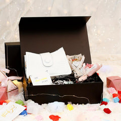 Elegant Magnetic Gift Box with Ribbon for Special Occasions