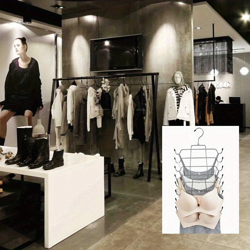 8-Layer Sling Vest Bra Hanger Stainless Steel Closet Organizer