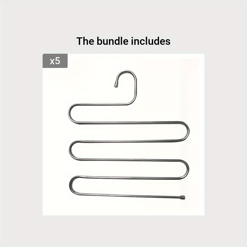 Stainless Steel S Hangers for Clothing Stores